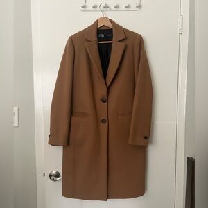Zara 75% Wool Coat